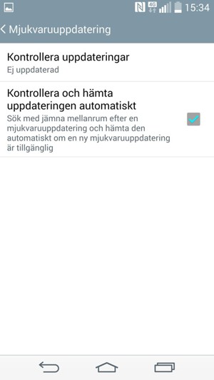 Välj Kontrollera uppdateringar