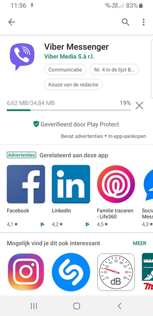 Wacht tot het installatieproces beëindigd is