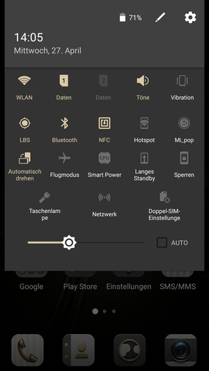 Schalten Sie WLAN und Bluetooth aus
