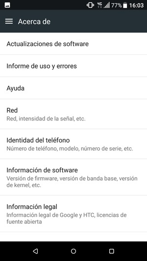 Seleccione Actualizaciones de software