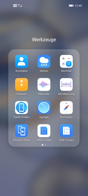 Wählen Sie Kontakte