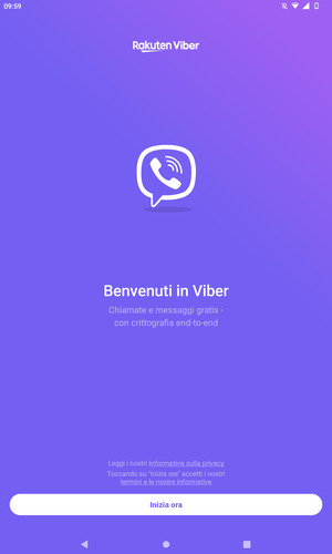 L'app è pronta per l'uso