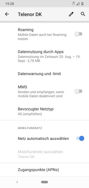 Wählen Sie Zugangspunkte (APNs)