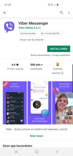 Selecteer INSTALLEREN