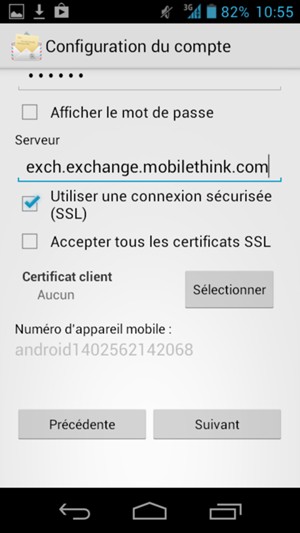 Sélectionnez Suivant