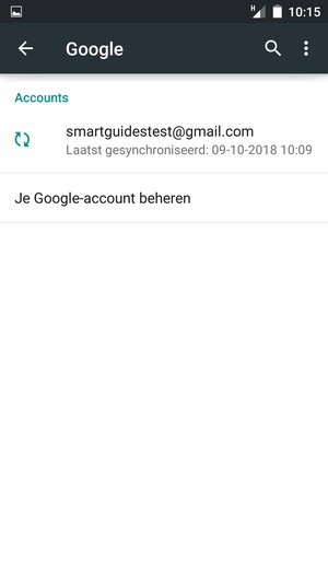 Selecteer uw account