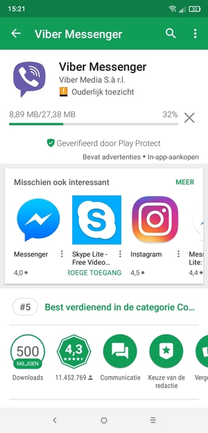 Wacht tot het installatieproces beëindigd is