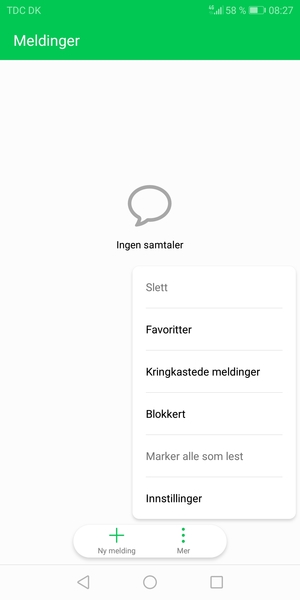 Velg Innstillinger