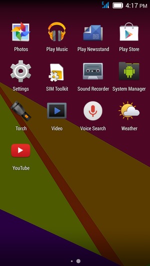 Scroll to and select Settings