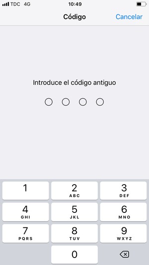 Introduzca su antigua contraseña
