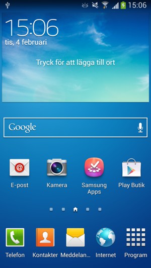 Välj Program