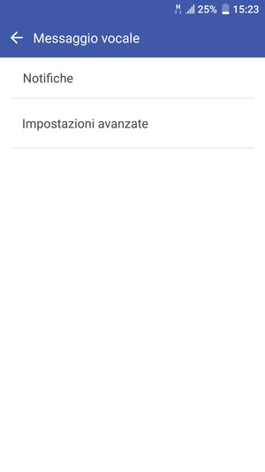 Seleziona Impostazioni avanzate