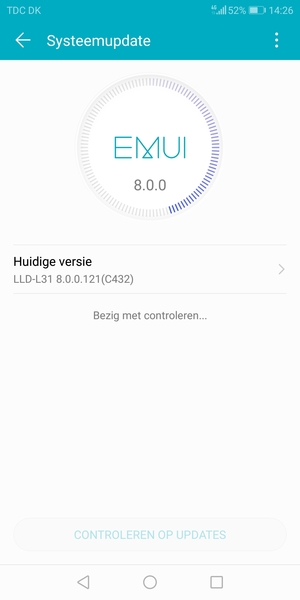 Wacht tot de zoekopdracht beëindigd is