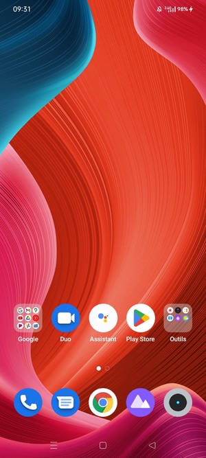Sélectionnez Google