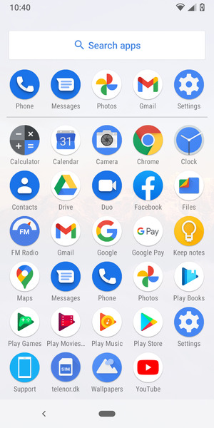 Select Settings