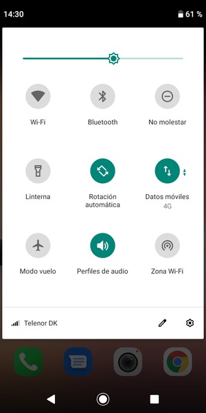 Seleccione el botón Ajustes