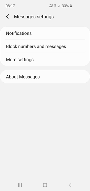Select More settings
