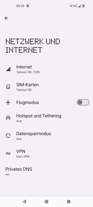 Wählen Sie SIM-Karten