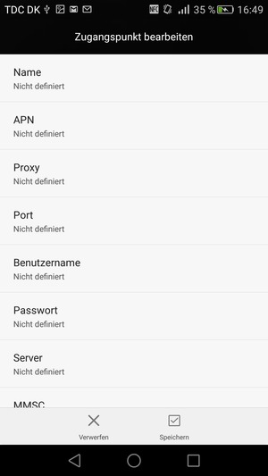 Geben Sie MMS-Informationen ein