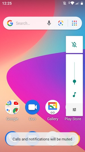 Select Mute to change to sound mode again