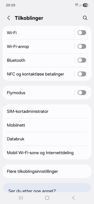 Velg Mobilnett