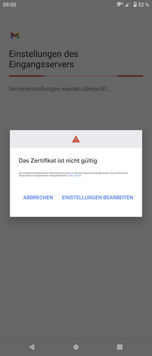 Wählen Sie EINSTELLUNGEN BEARBEITEN