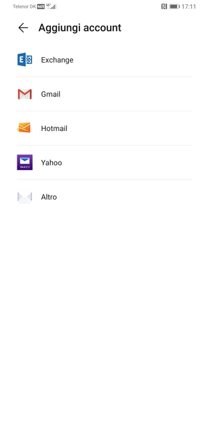 Seleziona Hotmail