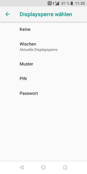 Wählen Sie Muster