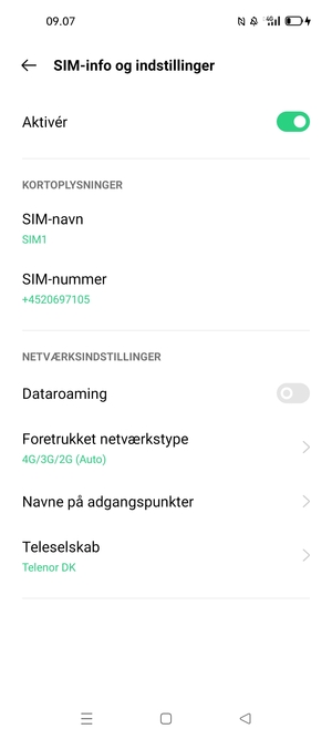 Vælg Navne på adgangspunkter