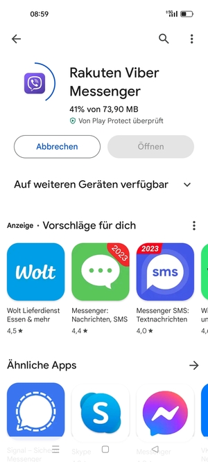 Warten Sie, bis der Installationsprozess  beendet ist
