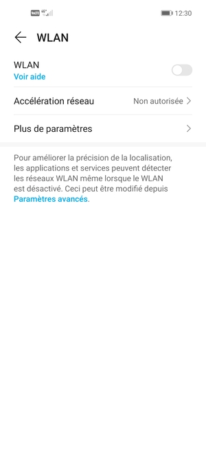 Activer le WLAN