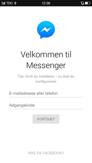 Din app er klar til brug