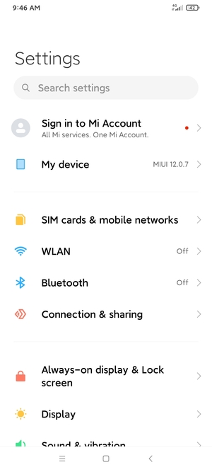 Select SIM cards & mobile networks