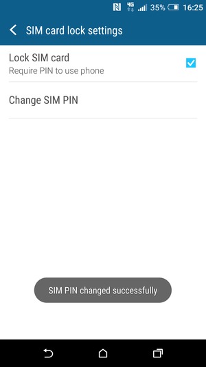 Your SIM PIN has been changed