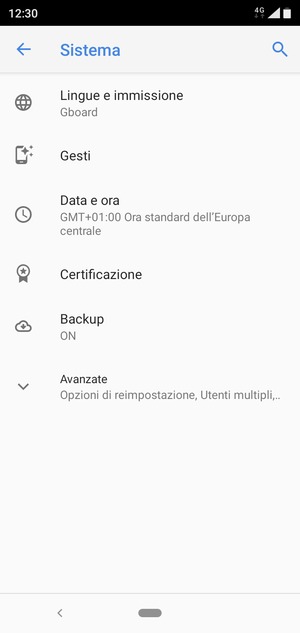 Seleziona Avanzate