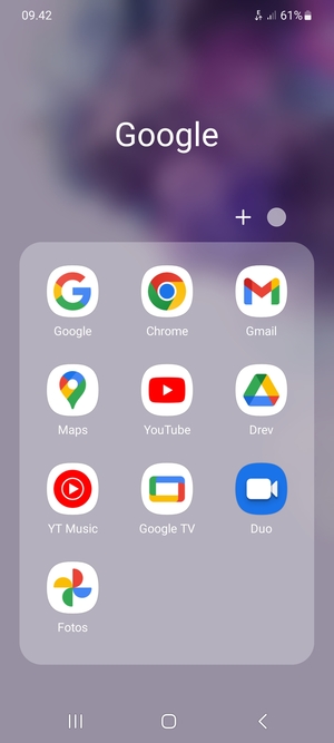 Vælg Gmail