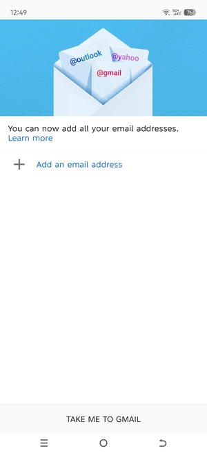 Select Add an email address