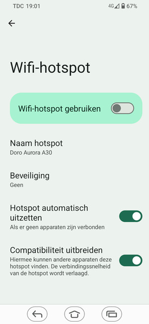Selecteer Beveiliging