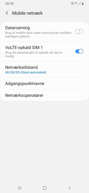 Vælg Adgangspunktnavne