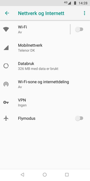 Velg Mobilnettverk