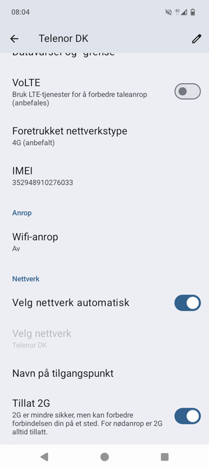 Bla til og velg Navn på tilgangspunkt