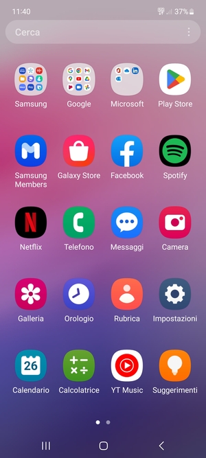 Seleziona Impostazioni