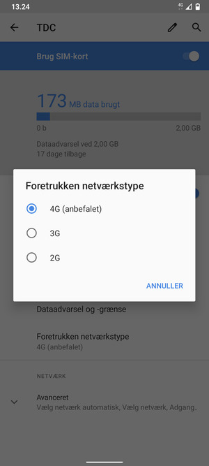 Vælg din foretrukne mulighed