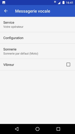Sélectionnez Configuration