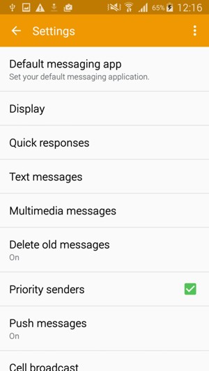 Select Text messages