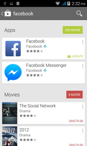 Select the app