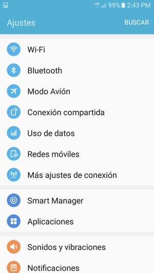 Desplácese y seleccione Redes móviles