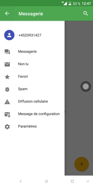 Sélectionnez Paramètres