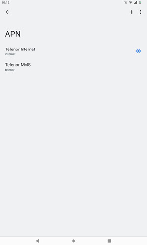 Seleziona il tasto Menu
