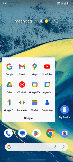 Selecteer Gmail